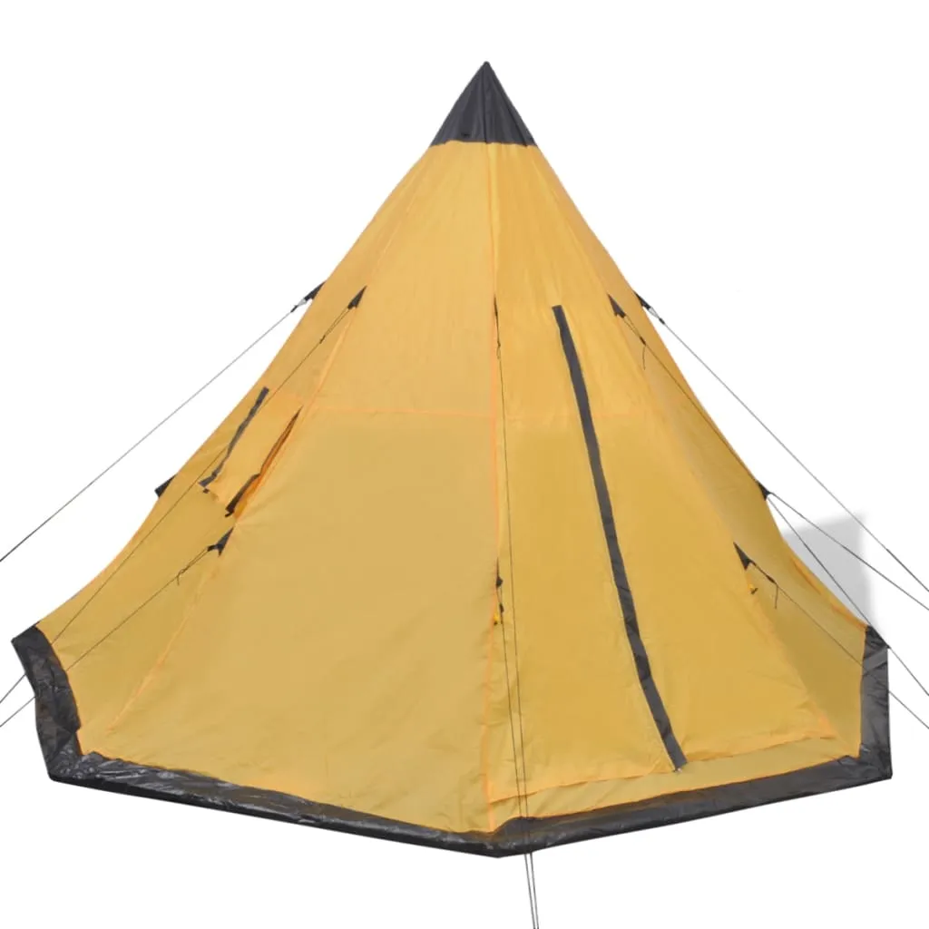 vidaXL 4-person Tent Yellow