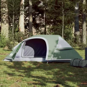 vidaXL Camping Tent Dome 1-Person Green Waterproof