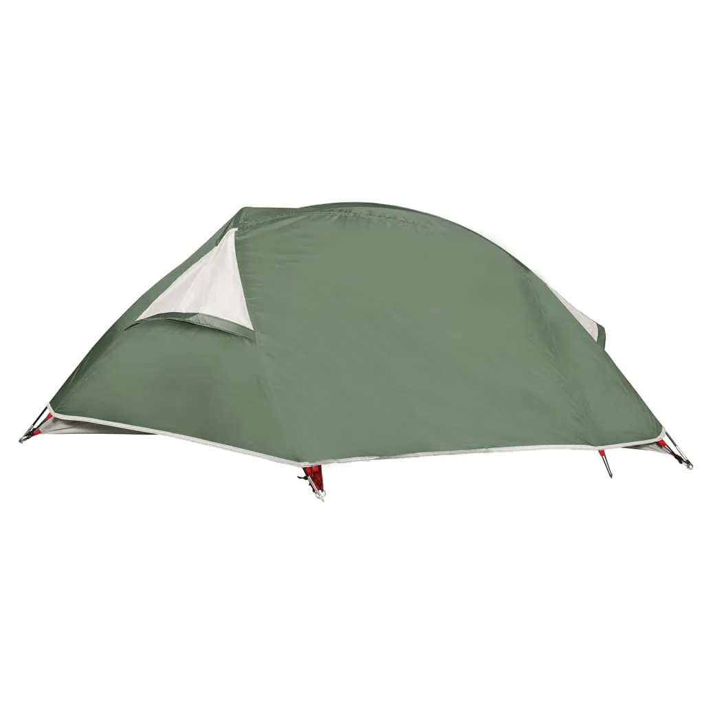 vidaXL Camping Tent Dome 1-Person Green Waterproof