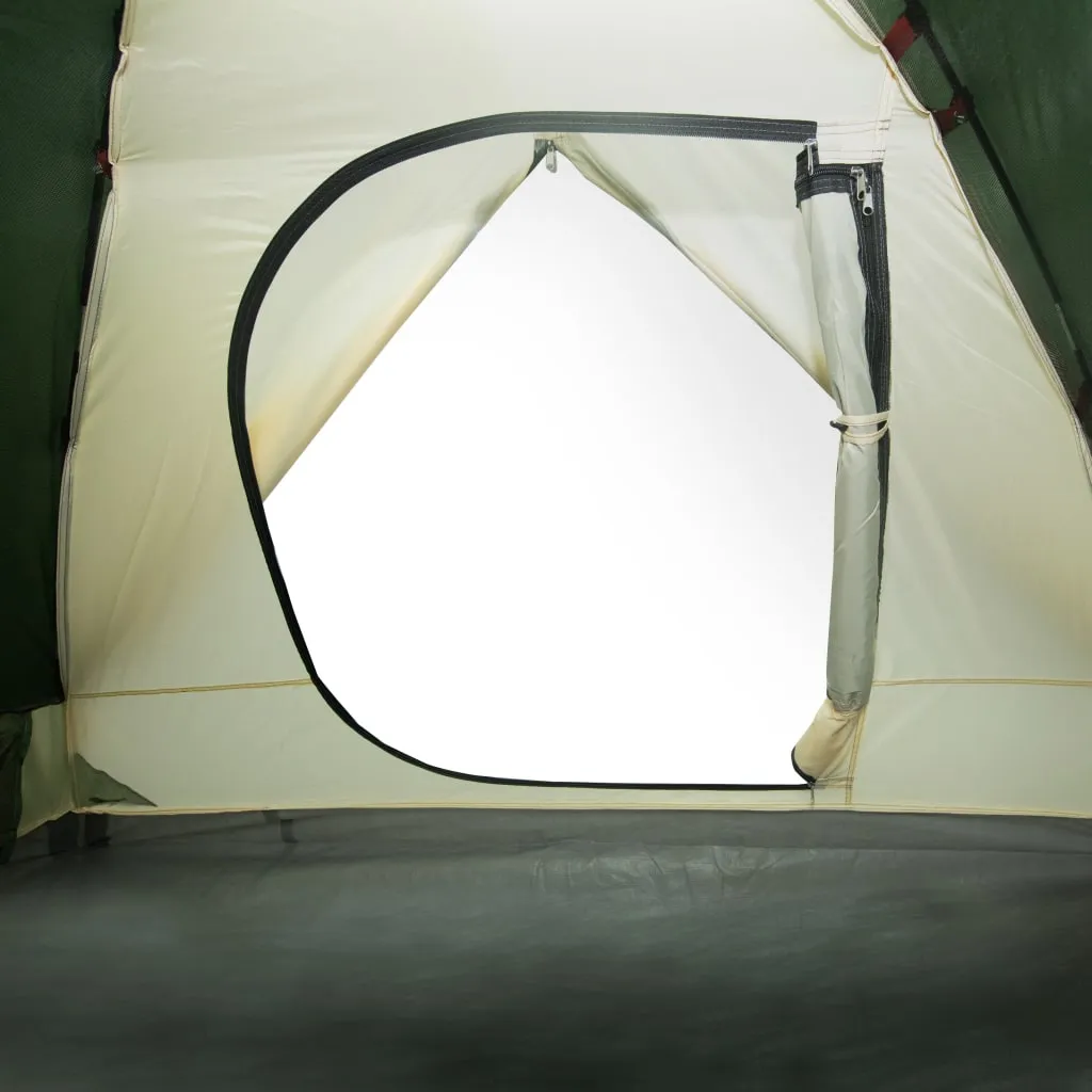 vidaXL Camping Tent Dome 6-Person Green Waterproof