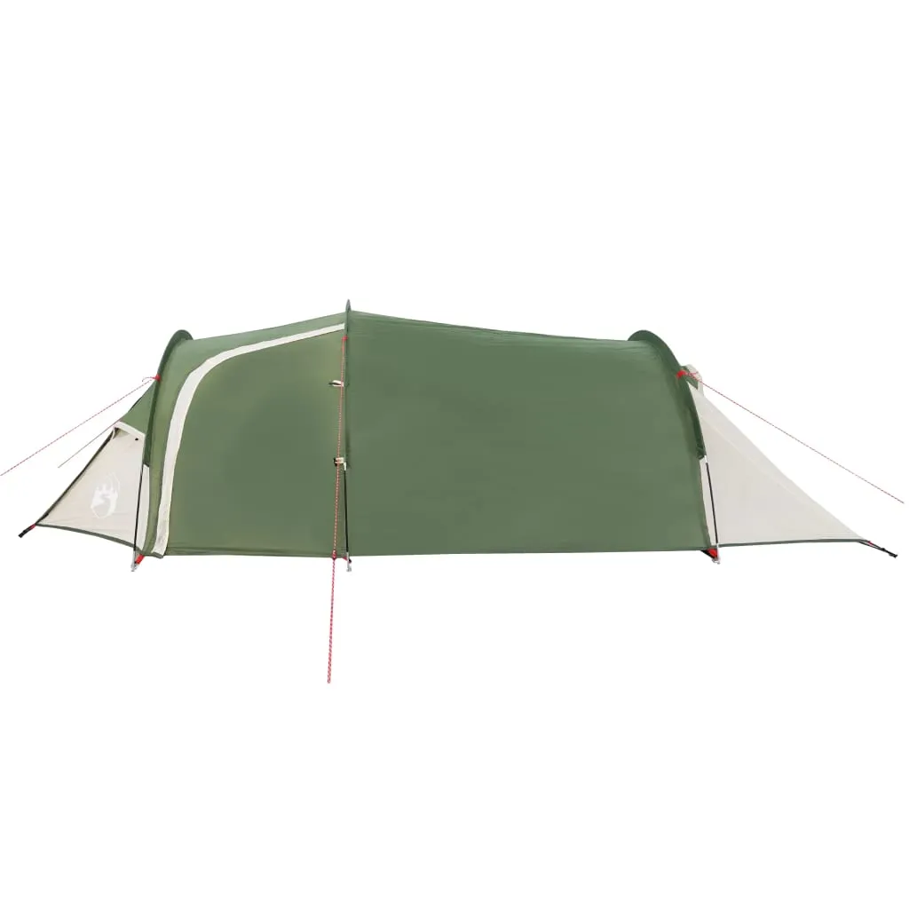 vidaXL Camping Tent Tunnel 2-Person Green Waterproof