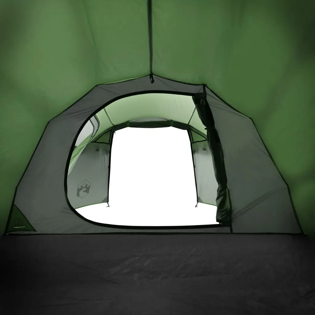 vidaXL Camping Tent Tunnel 2-Person Green Waterproof