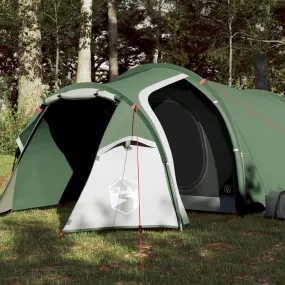 vidaXL Camping Tent Tunnel 2-Person Green Waterproof