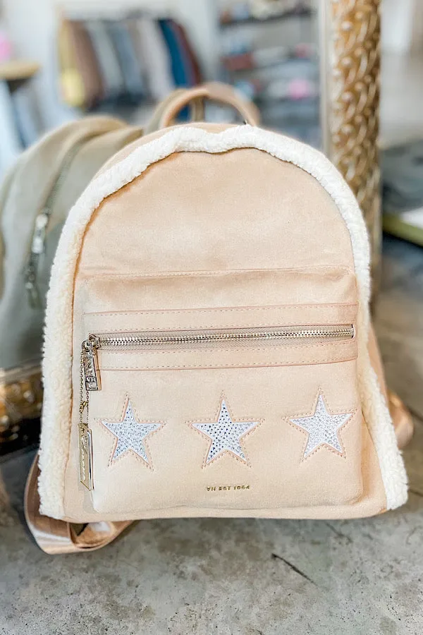 Vintage Havana Callie Backpack in Biege