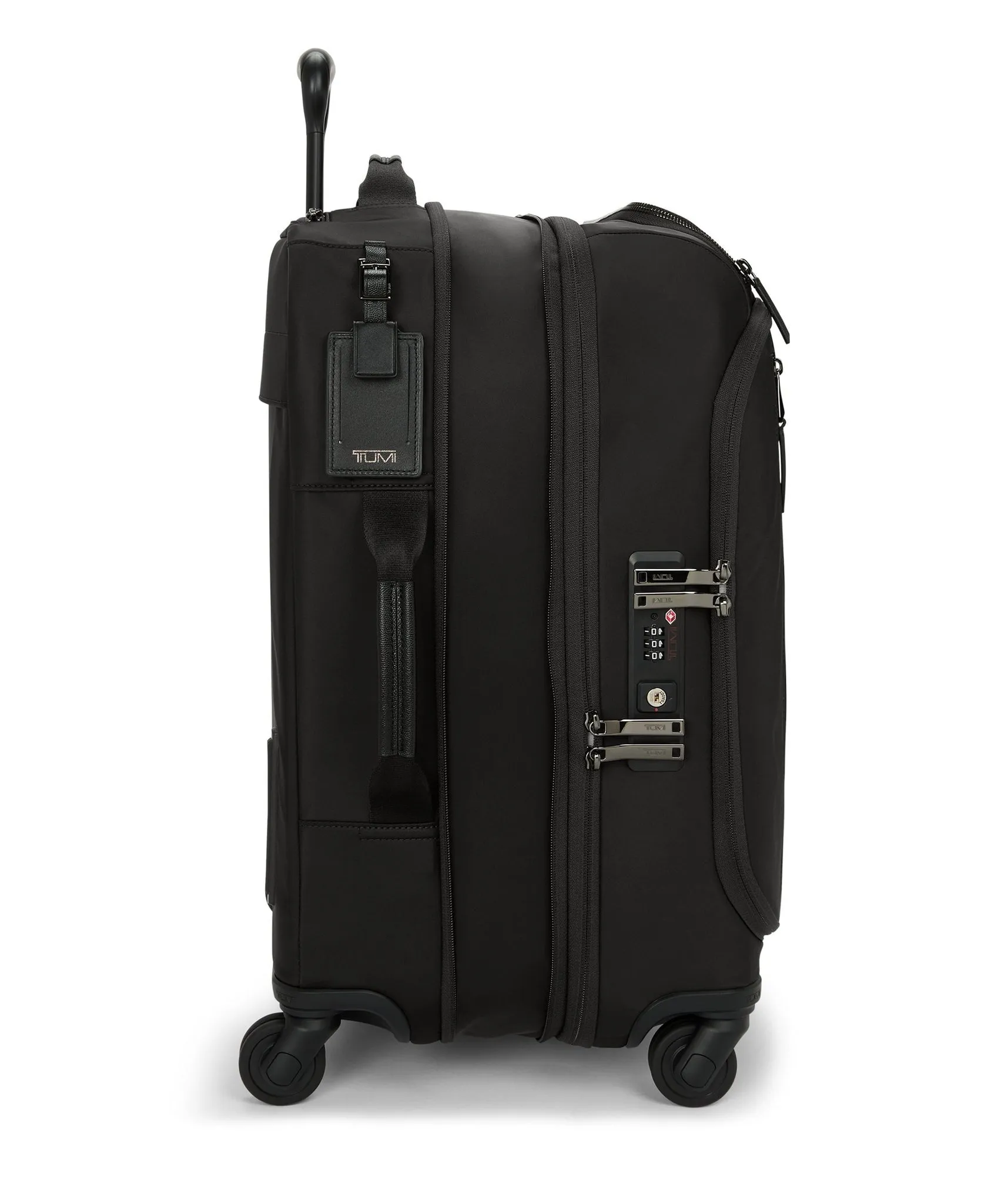 VOYAGEUR LEGER Continental 4 Wheeled Expandable Carry-On - Black/Gunmetal