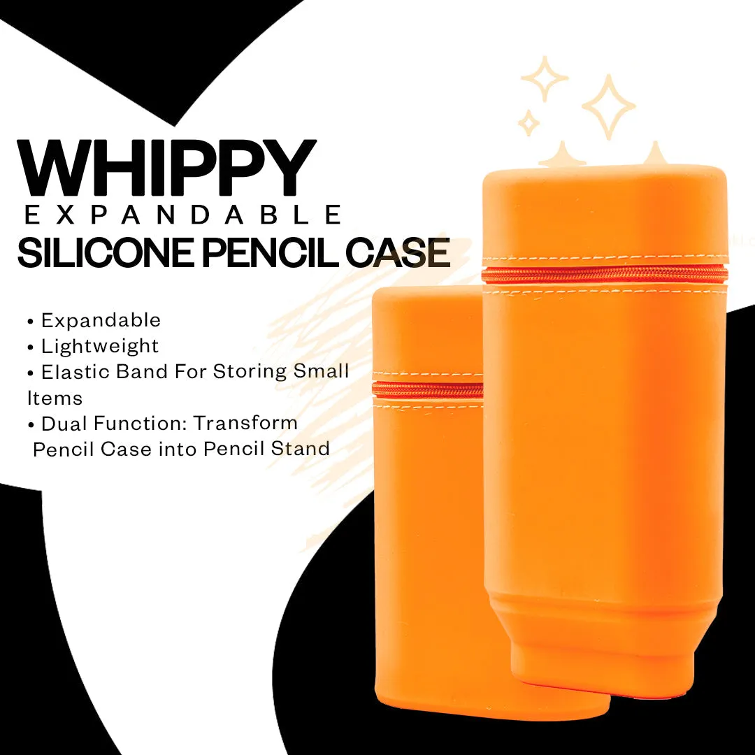 Whippy Expandable Silicone Pencil Case - Royal Mess Purple