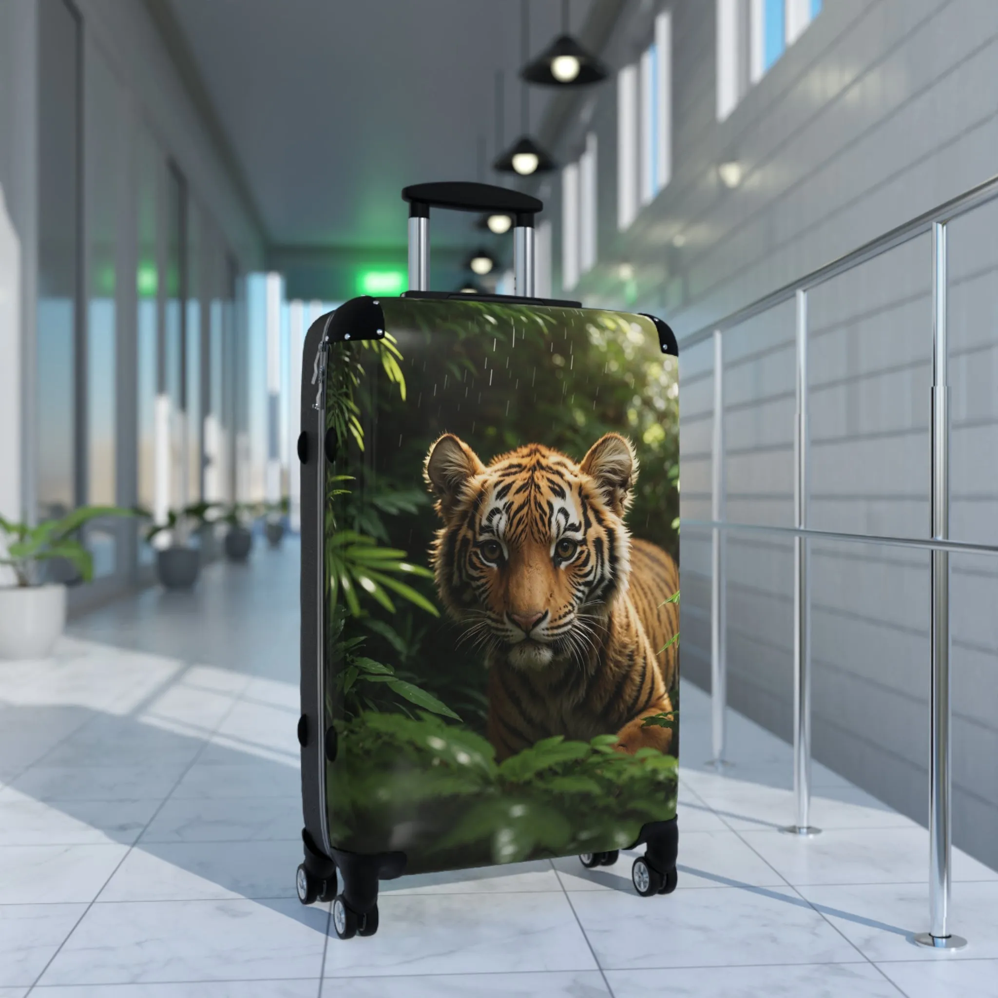 Wild Tiger Suitcase | Travel Luggage for Adventurers | Unique Jungle Design