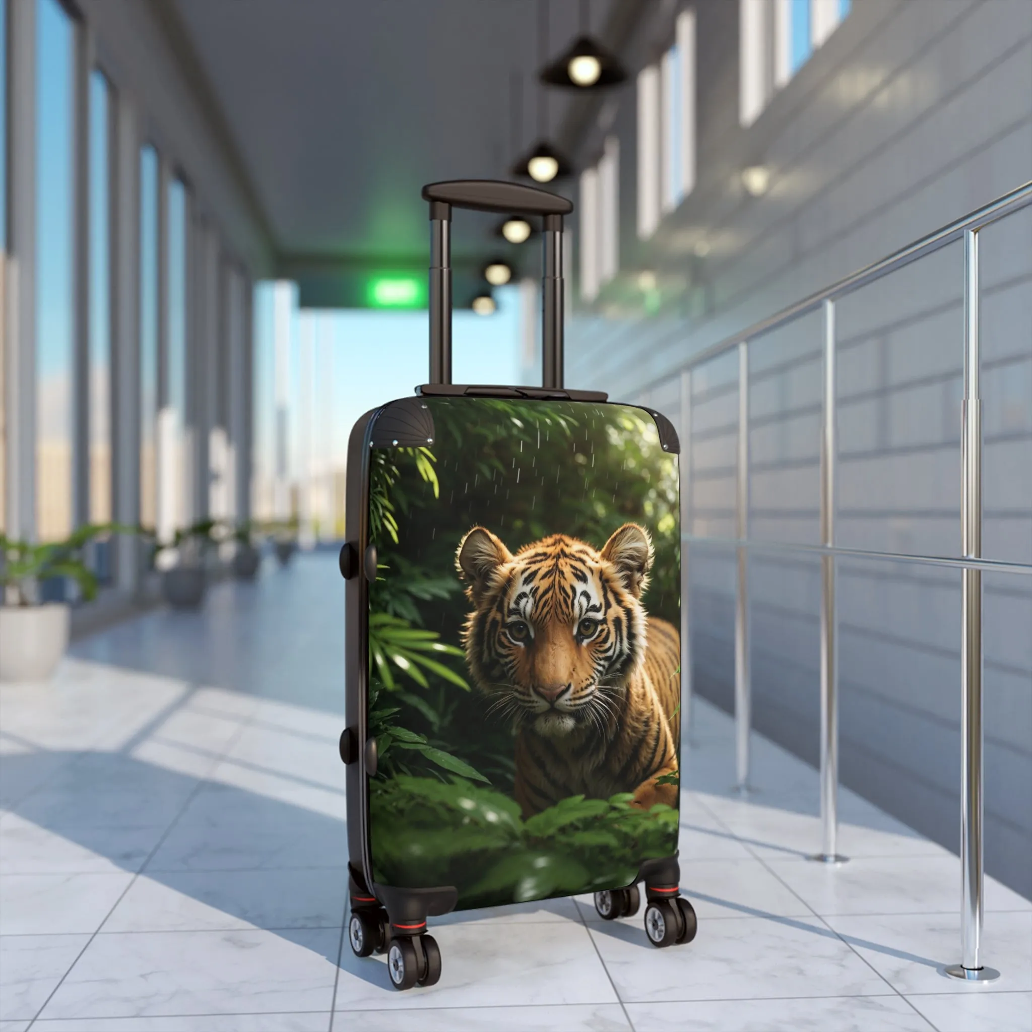 Wild Tiger Suitcase | Travel Luggage for Adventurers | Unique Jungle Design