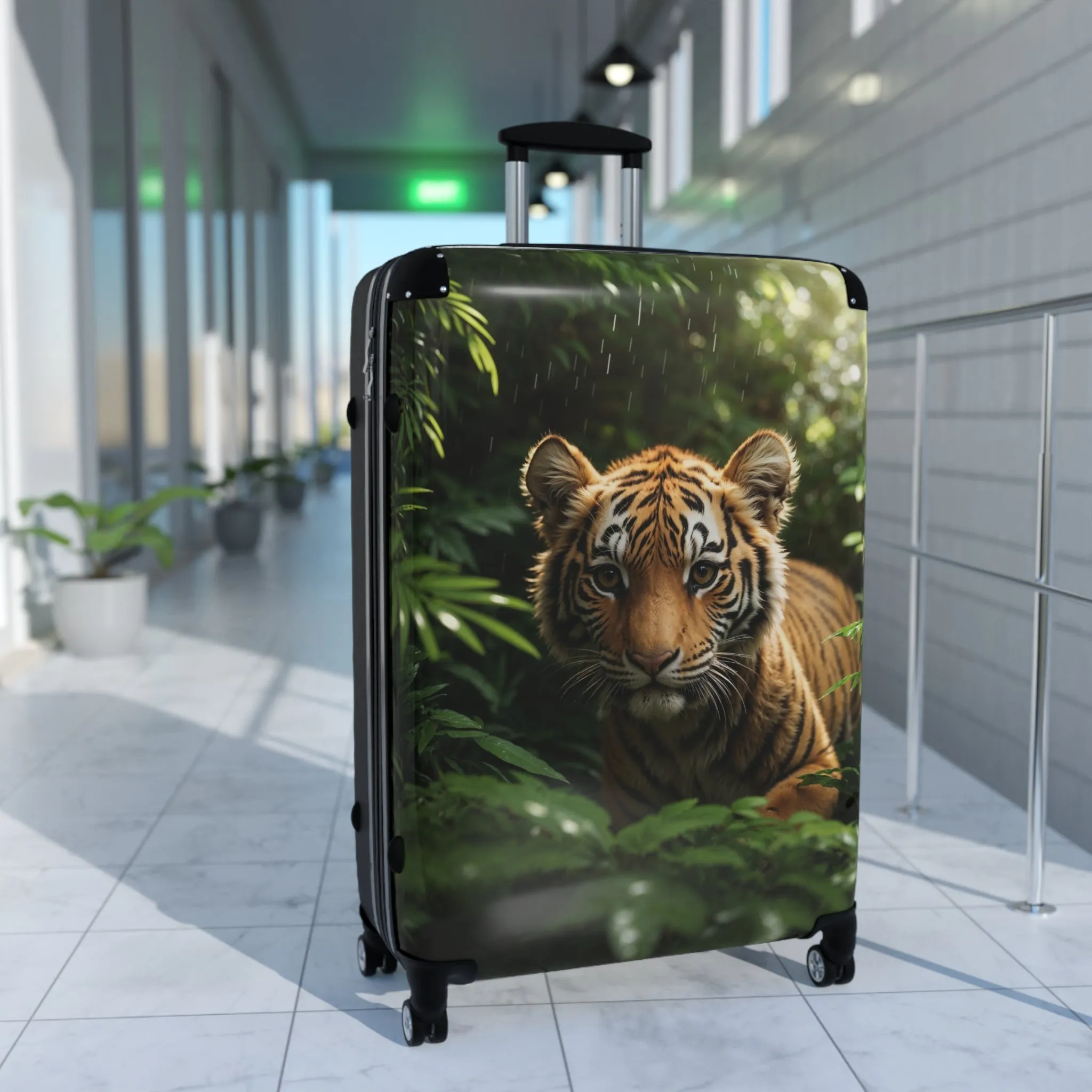 Wild Tiger Suitcase | Travel Luggage for Adventurers | Unique Jungle Design