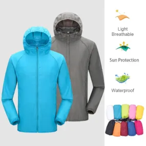 Windbreaker Sports Hoodie Jacket for Men and Women