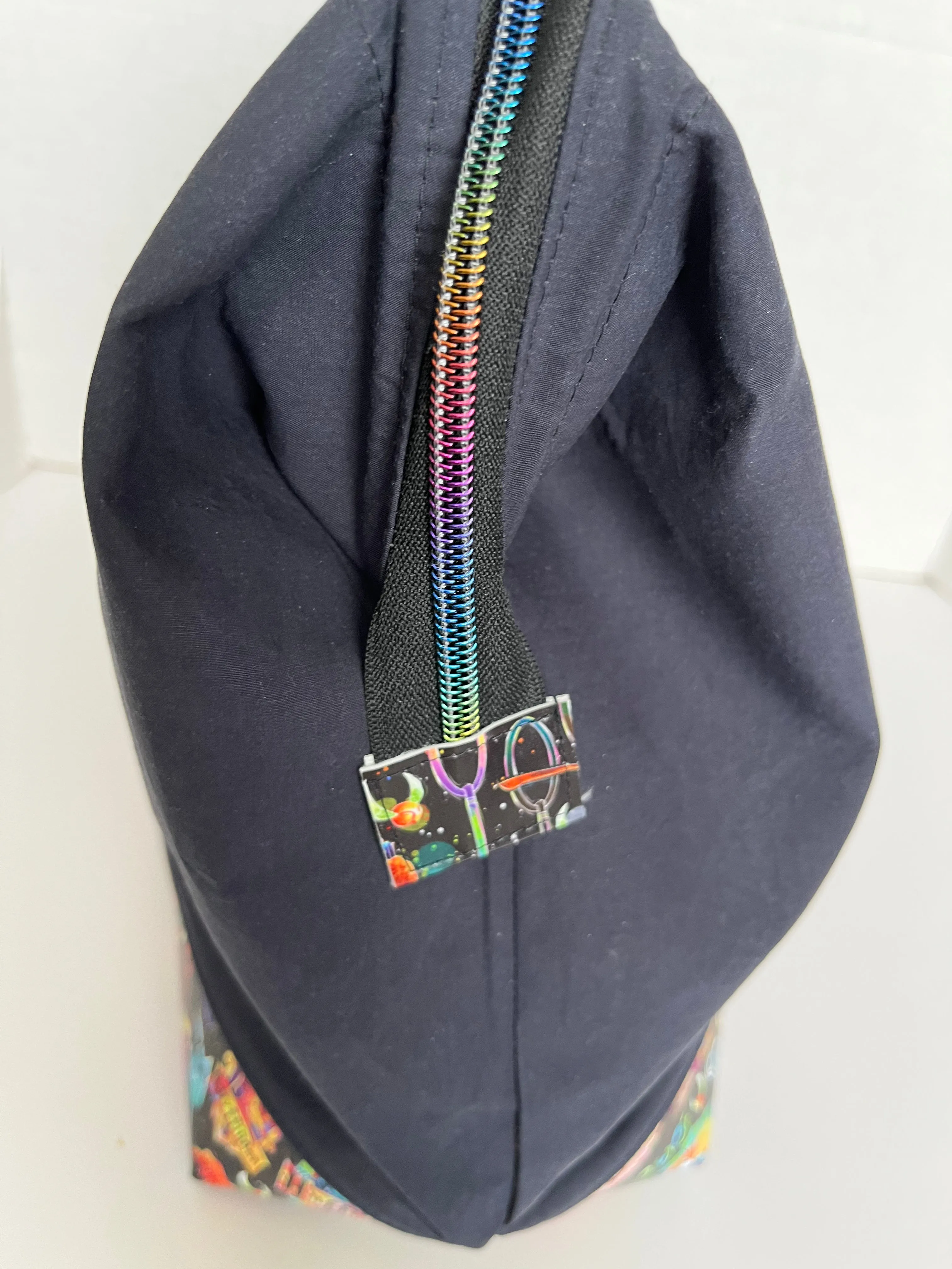 Wizard Fan Wire Framed Knitting Bag