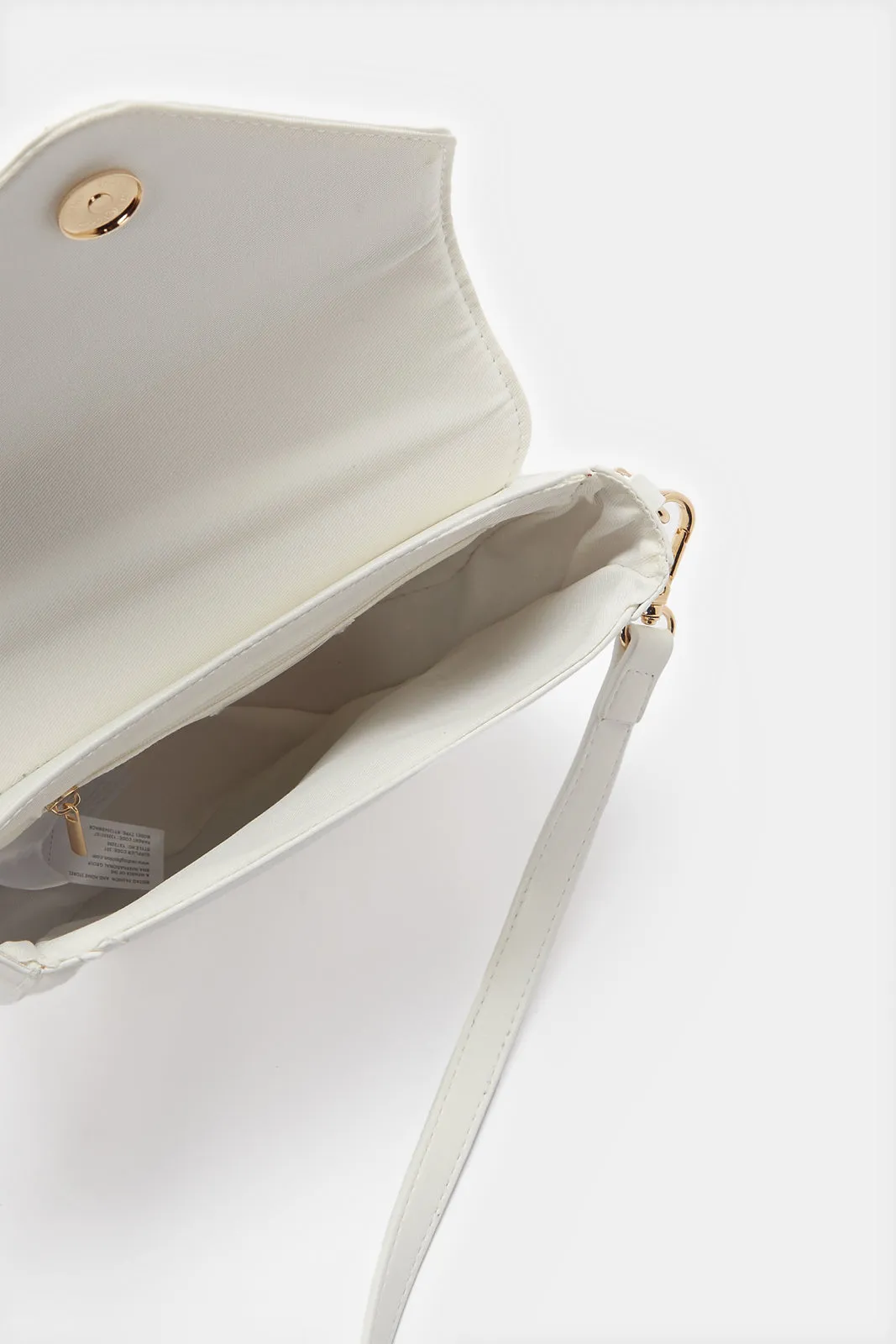 Women White Evening Bag