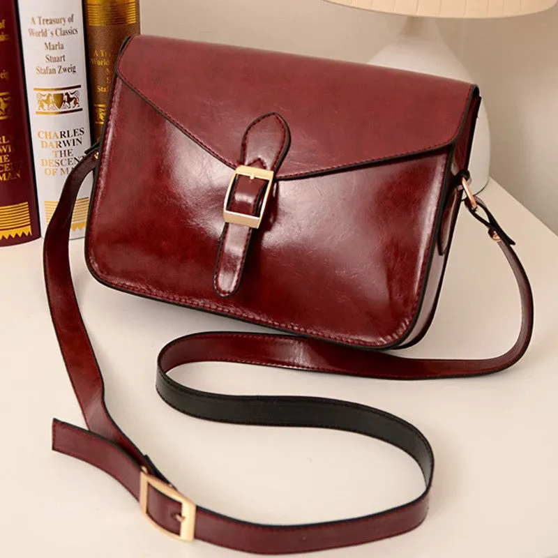 Women's handbag messenger bag preppy style vintage envelope bag shoulder bag high quality briefcase